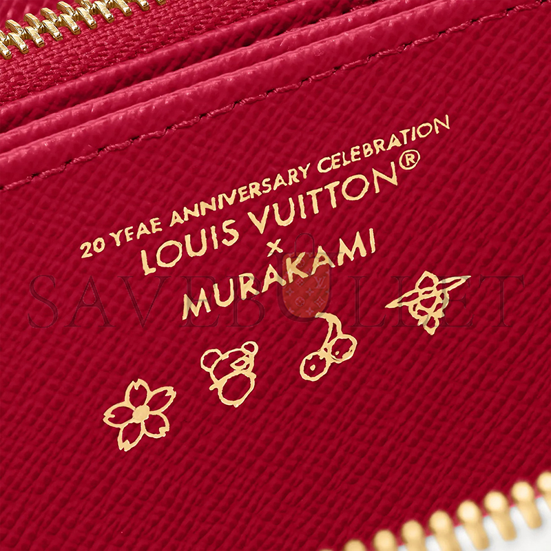 LOUIS VUITTON MURAKAMI LV X TM ZIPPY WALLET M14240 (19.5*10.5*2.5cm)